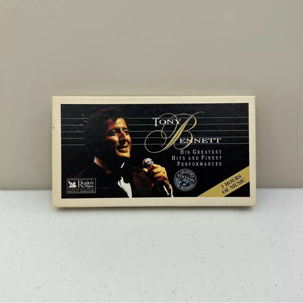 Tony Bennett Greatest Hits Finest Performances 3 Cassette Collectors Edition